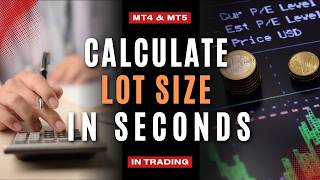 Lot Size Calculation MT4 & MT5 - Fast and Accurate Method screenshot 3