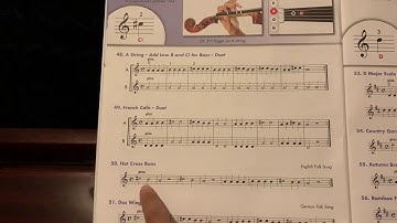 Beginning Violin String Basics p.12 play along