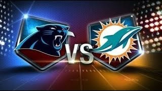 Carolina Panthers vs Miami Dolphins Pregame Live Stream | NFL Week 13