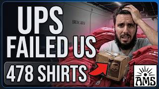 UPS Lost her Tees, So We Pressed 478 Shirts in less than 24 hours