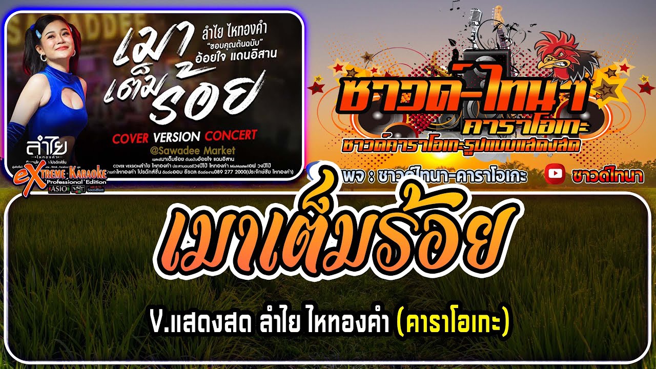 เมาเต็มร้อย คาราโอเกะ - V.แสดงสด ลำไย ไหทองคำ