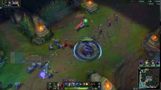 Oneshotting Ahri With One W-E-Q-AA Combo Using Only Duskblade As Zed