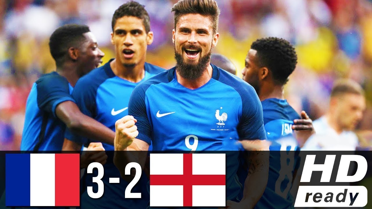 France vs England 32 All Goals 13/06/2017 HD YouTube
