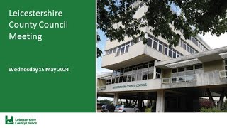 County Council (Annual Meeting)  15 May 2024