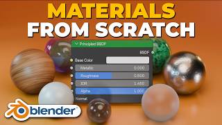 The Complete Guide to Materials in BLENDER (Textures, Nodes & Shaders Explained)