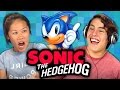 GOTTA' GO FAST!!! - SONIC THE HEDGEHOG (SEGA GENESIS) (Teens React: Retro Gaming)
