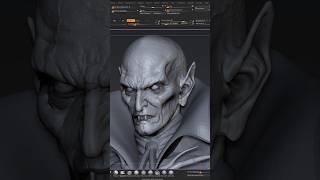 3D model Nosferatu for printing ZBrush #3d #zbrush #3dprinting #vampire #nosferatu #movie #3dmodel