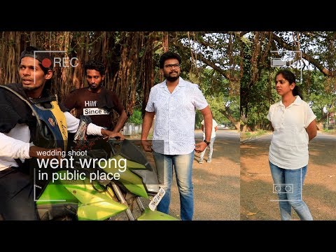 Wedding shoot went wrong - Amazing pre Wedding Flash Mob