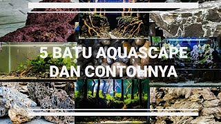 Jenis Batu Aquascape Cocok Untuk Pemula