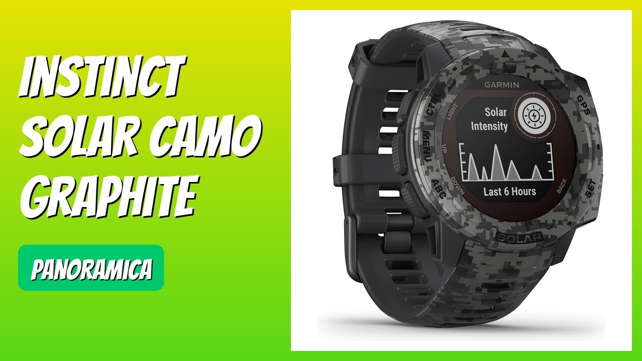 RECENSIONE (2025) : Instinct Solar Camo Graphite. DETTAGLI ESSENZIALI
