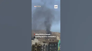 Israeli Strikes On Iran Illuminate Tehran S Sky 