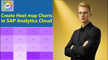 How to make create  heatmap chart in SAP Analytics Cloud