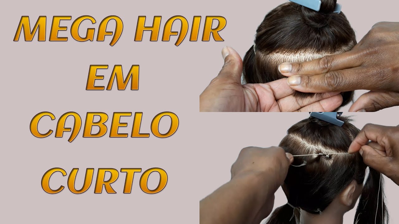 MEGA HAIR EM CABELOS MUITO CURTO  ALOPECIA, QUEDA OU CORTE QUIMICO | LI CARDOSO