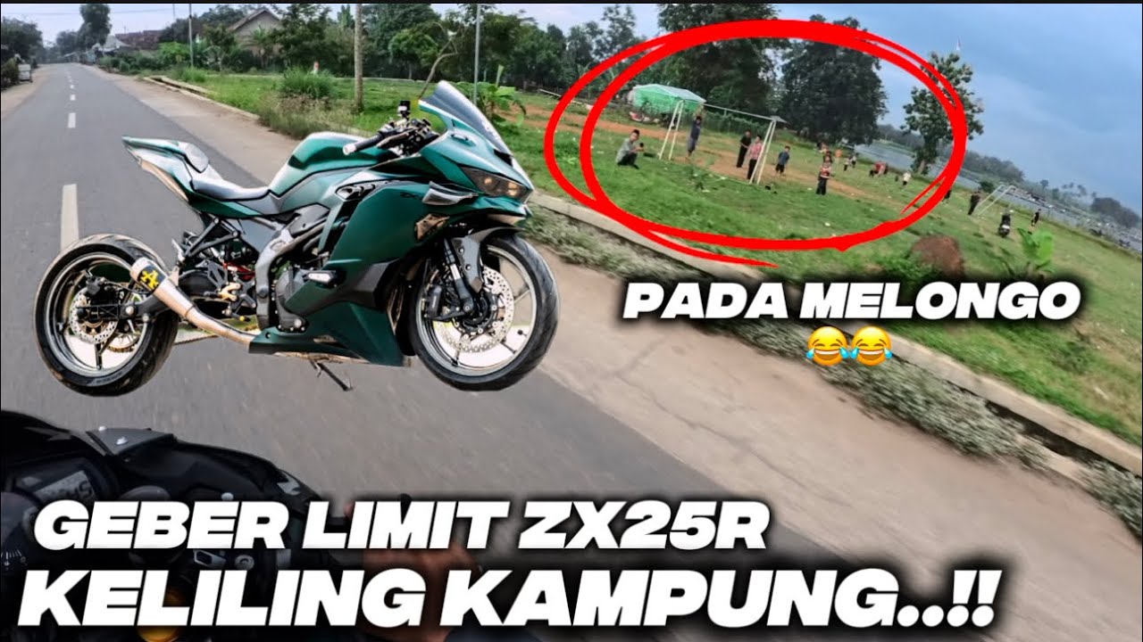 KELILING KAMPUNG PAKE ZX25R ‼️DIKIRA PESAWAT LEWAT😂