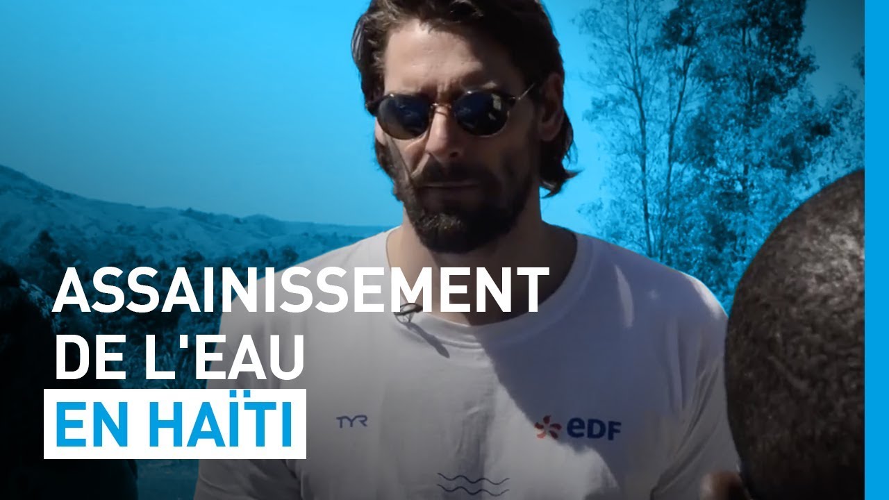 cydia 12.4 Camille Lacourt, parrain de la Nuit de l'Eau, en mission en Haïti | UNICEF France
