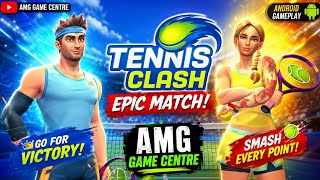 Tennis Clash Gameplay | #1 | Epic Online Match | Android Gameplay | AMG Game Centre screenshot 1
