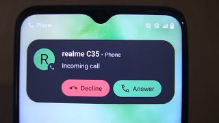 Realme c35 Incoming call