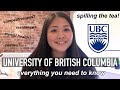 watch this before going to UBC - EVERYTHING TO KNOW | spilling the universi-tea