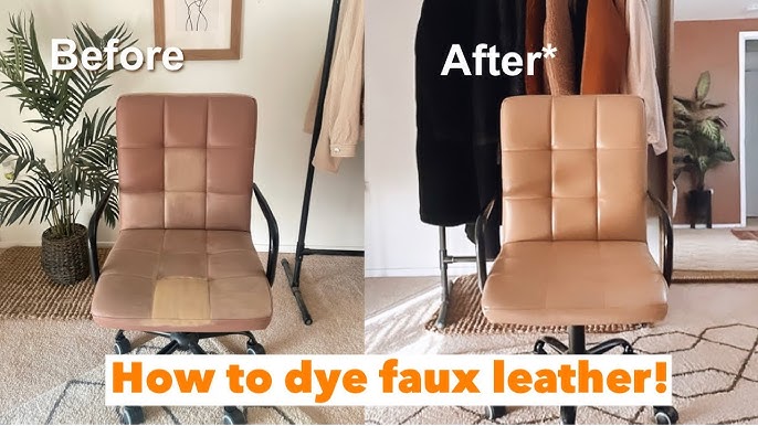 How to fix a cracked faux leather chair armrest with the Coconix Leath