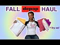 *HUGE* fall depop unboxing (and try on!)