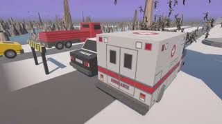 COPS AND ZOMBIES GAME FLYING CAR IN FANTASTIC UNIVERSE (CRUSH THE ZOMBIES) screenshot 1