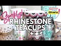 Crystal Rhinestone Teacups
