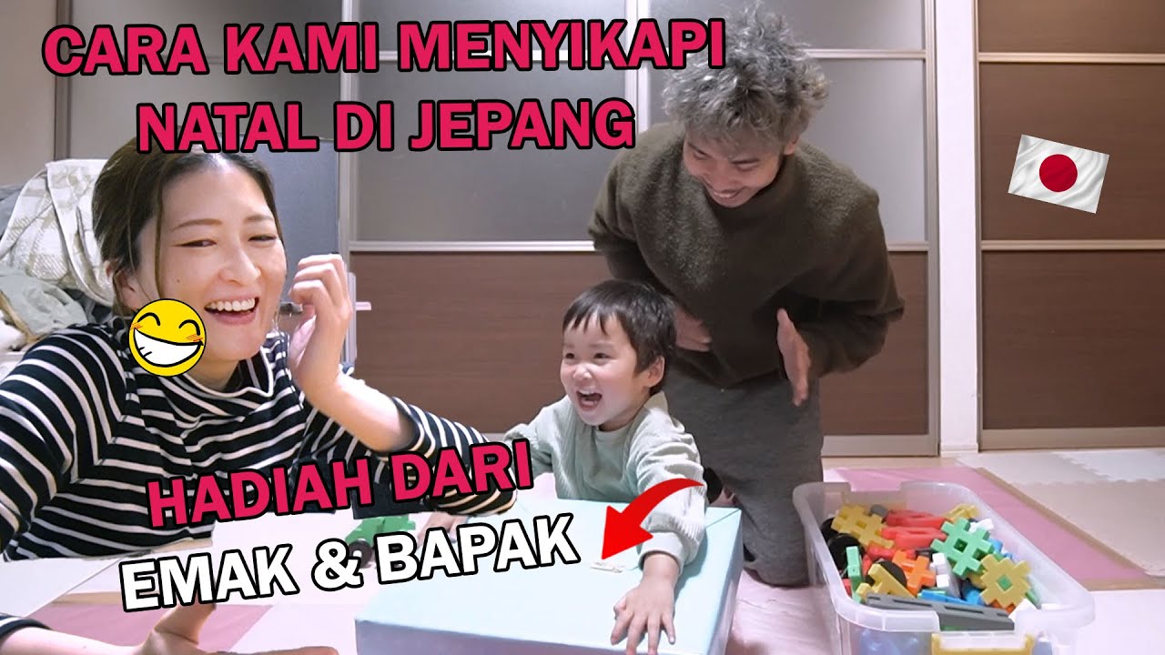 CARAKU MEMBERIKAN PEMAHAMAN TENTANG NATAL DI JEPANG KEPADA ISTRI DAN ANAK KU !