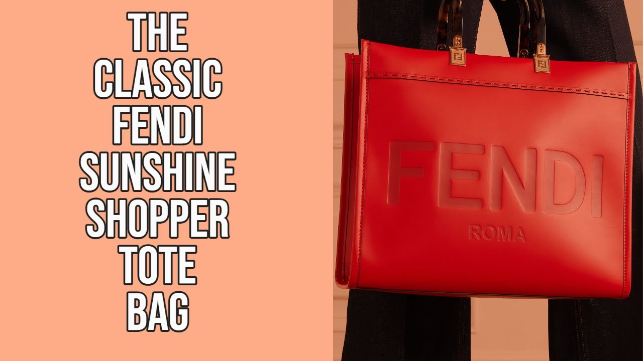 Fendi Sunshine Shopper Tote Bag
