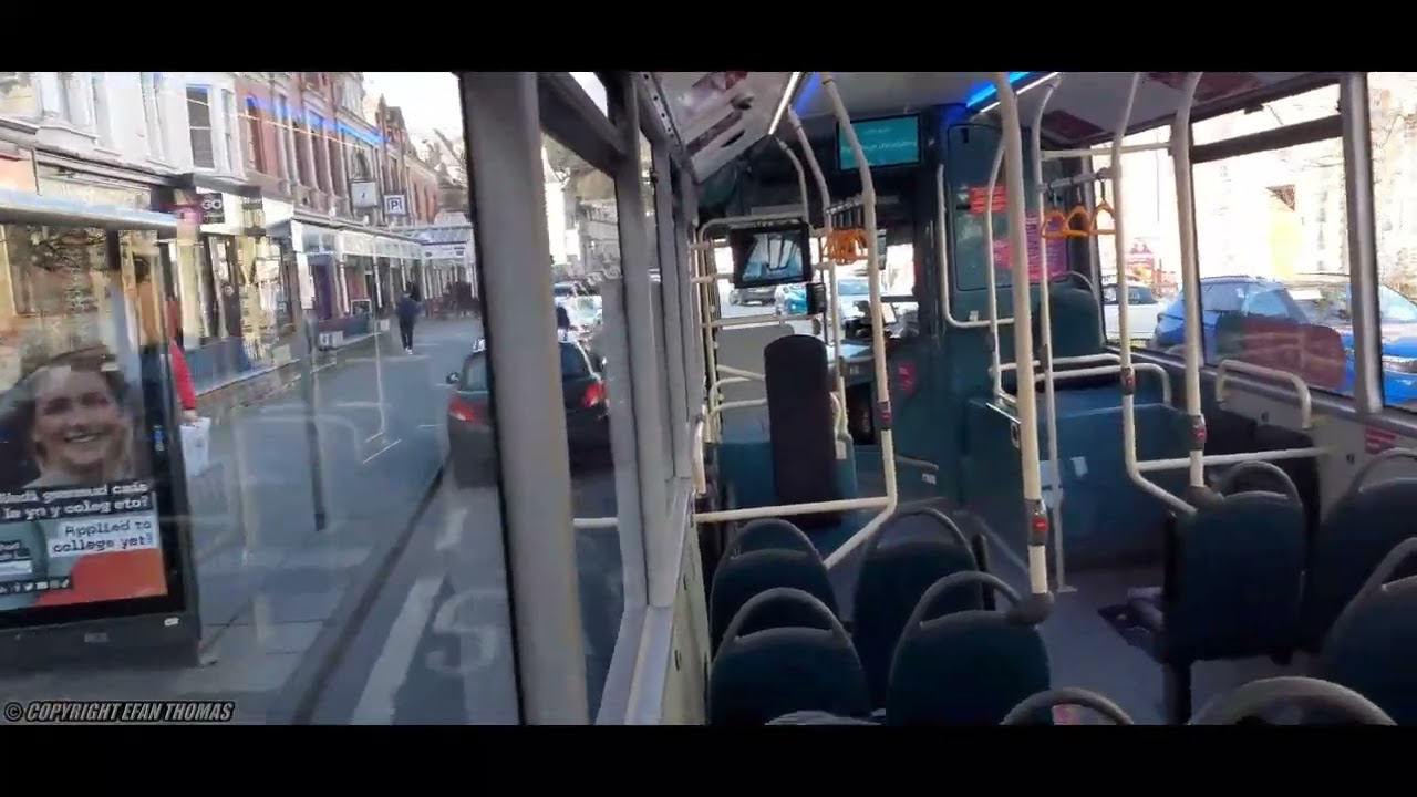 A trip out on Arriva Buses Wales **brand new** Volvo B8RLE MCV Evoras of Bangor depot