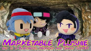 Blantad Market Plushie (Marketable Plushie but is a Blantados, Neonight and Sharv cover)
