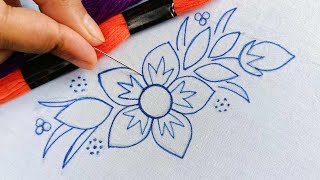 Hand Embroidery Tutorial-146,Latest Cushion cover Design Embroidery,কুশন কভার সহজ সেলাই