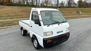 1993 SUZUKI CARRY V-DD51T 4WD —— 54,384 Miles  - JDM - KEI TRUCK - WALK AROUND