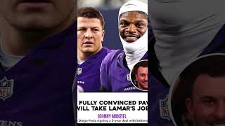 Is Lamar Jackson’s starting job in jeopardy?#diegopavia #baltimore #ravens #nfl #lamarjackson