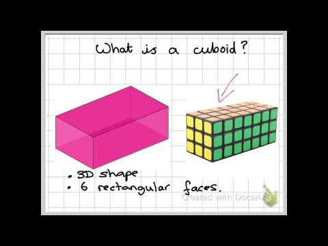 How to calculate volume in cubes and cuboids. Year 6 objective.