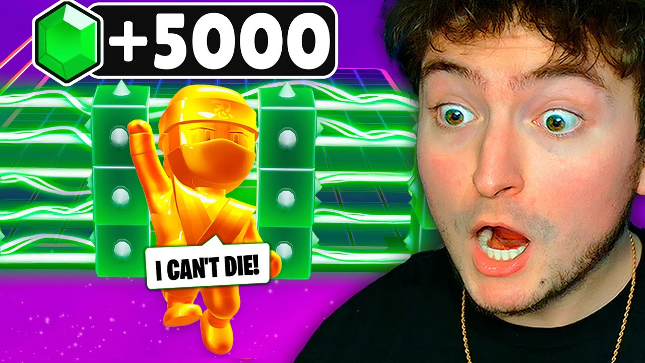EXTREME *LASER* BLOCKDASH CLUTCH CHALLENGE!