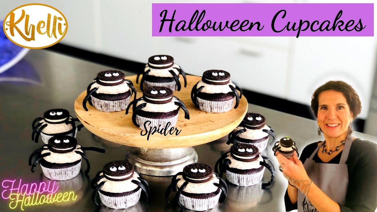 Halloween Cupcake-Deko Set | 48-teilig Mit Flaggen & Wrappern | Kürbis, Spinne, Schädel Motive | Für Partys & Buffet