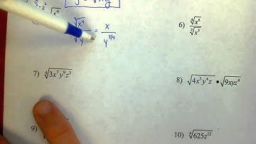 Lesson 6.5 Video 4 - Simplifying Radical Expressions with Variables