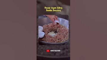 Thumbnail of RESEP AYAM GILING !! COCOK DICAMPUR APAPUN...