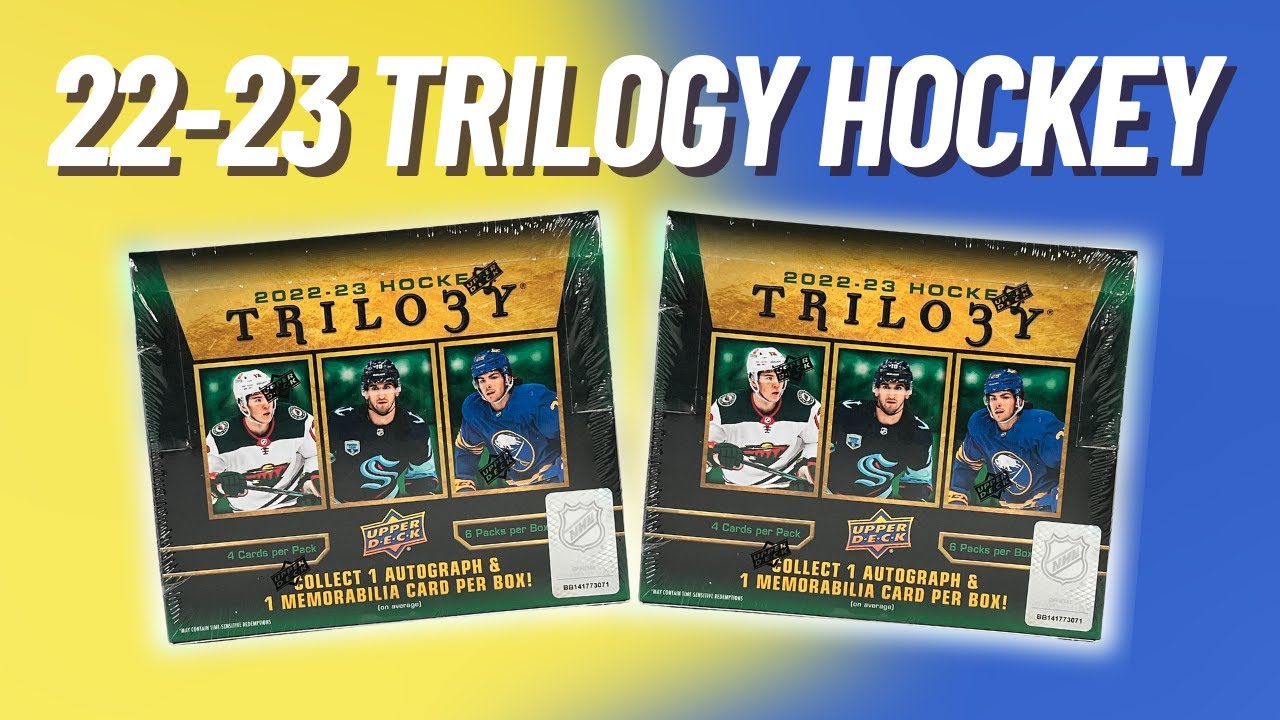 22-23 Upper Deck Trilogy Hockey !!!