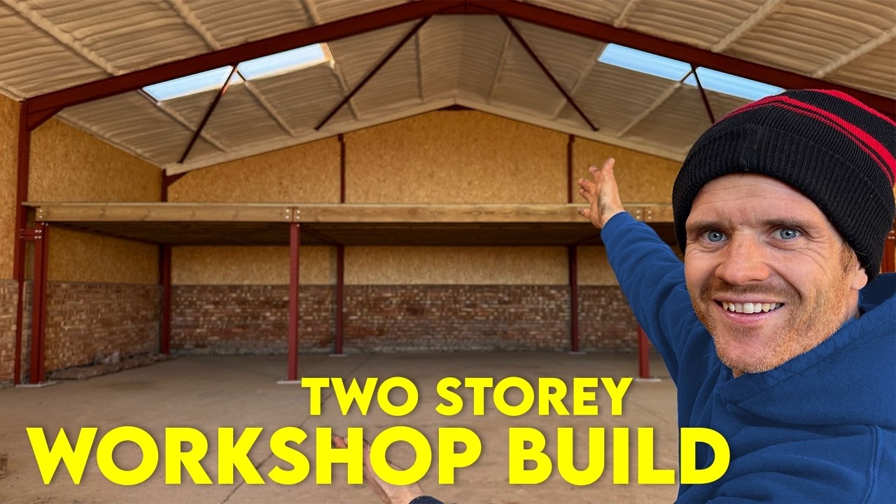 One Step Closer To The ULTIMATE Workshop- Mezzanine Floor Goes Down!