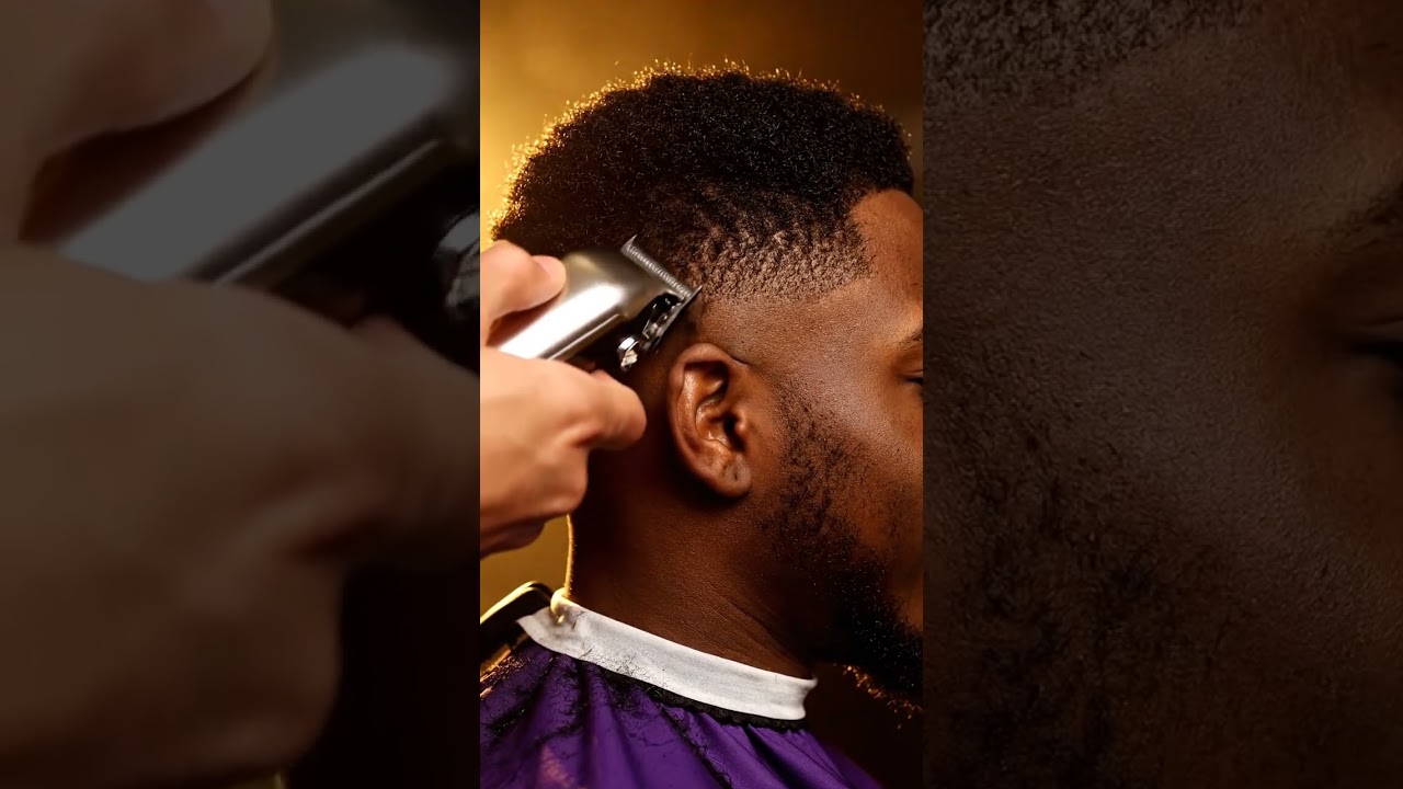 POV ASMR Crunchy NYC Skin Fade Transformation #shorts