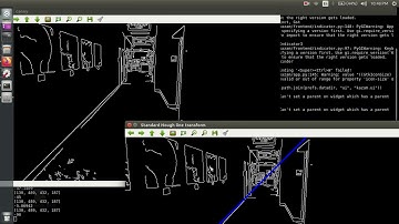 Path detection using Hough Line Transform