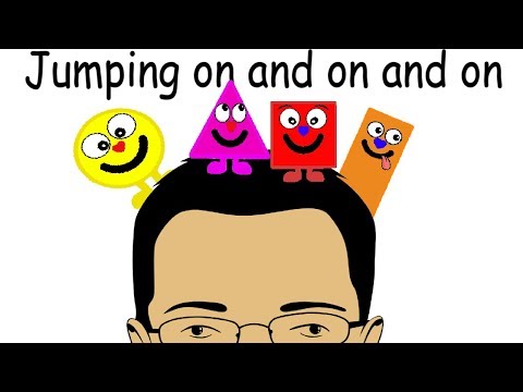 The Shapes | The VIVASHAPES | Jumping On And On And On. Video for kids.