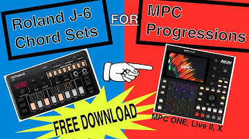 I converted the Roland J-6 chord sets into MPC chord progressions! [FREE DOWNLOAD/MIDI FILES]
