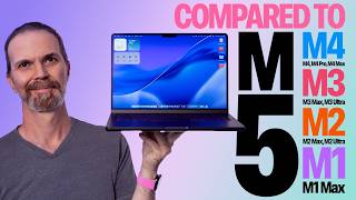 видео: M5 MacBook Pro в сравнении с M4, M4 Pro/Max, M3 Max/Ultra, M2/Max/Ultra и M1 Max. картинка: M5 MacBook Pro в сравнении с M4, M4 Pro/Max, M3 Max/Ultra, M2/Max/Ultra и M1 Max.