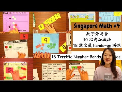 【18个超棒数学游戏！】数字分与合、10以内加减法宝藏游戏|Hands-on Math Games| Teacherspayteachers推荐