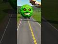 Scary Monster Tunnel Challenge 🚗😱 Crazy Cars Escape Game #shorts