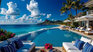 Morning Jazz Helps Stabilize Emotions, Improve Focus - Peaceful Jazz With By Gentle Ocean Waves