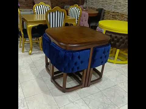  سفرة مودرن ٤ كراسي كابتونيه