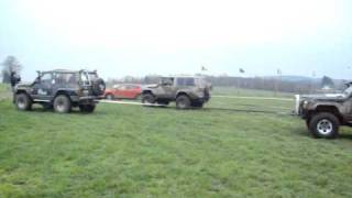 Mudcrushers in actie